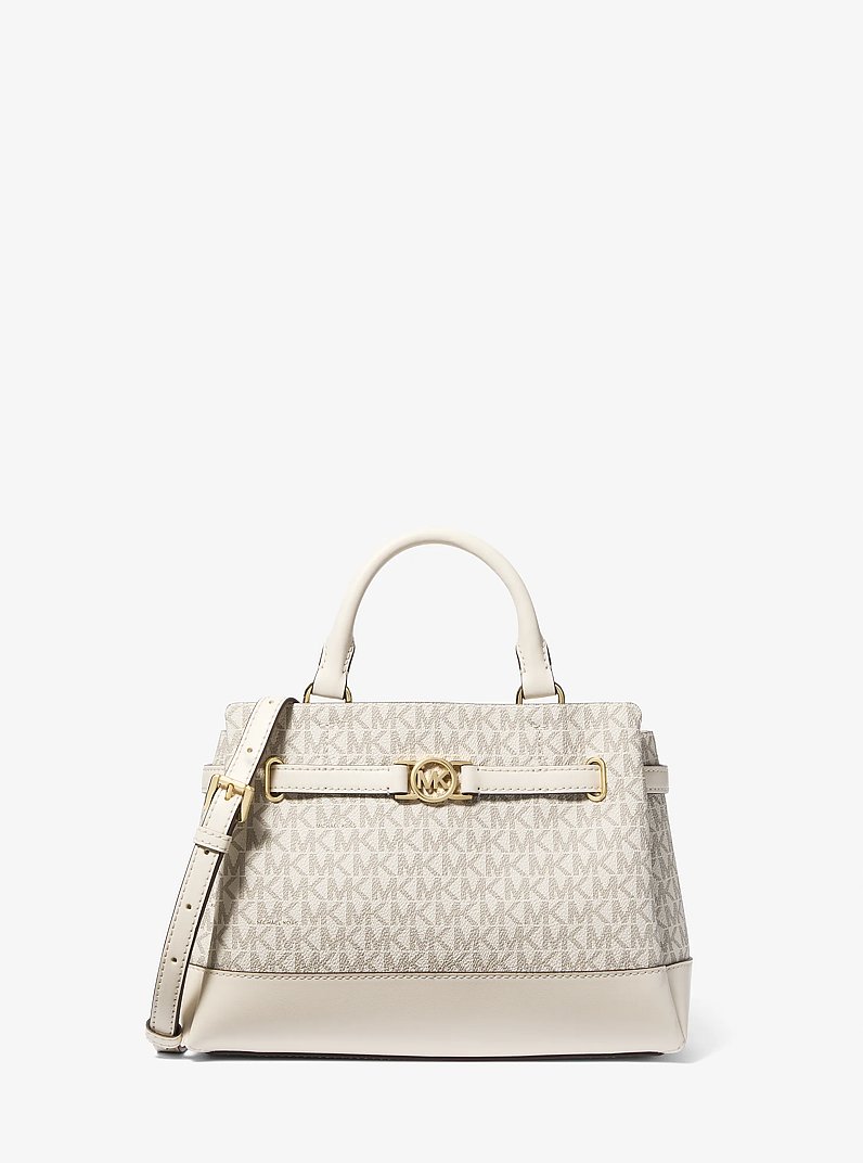 Reed Small Signature Logo Satchel in LT CRM MULTI | Michael Kors