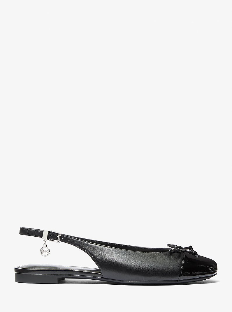 Slingballerina Piper aus Leder in SCHWARZ | Michael Kors
