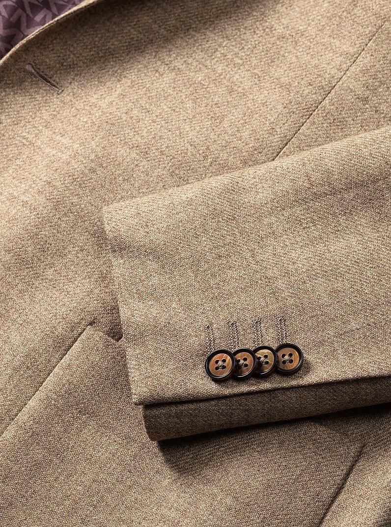 Americana de lana natural in BEIGE | Michael Kors