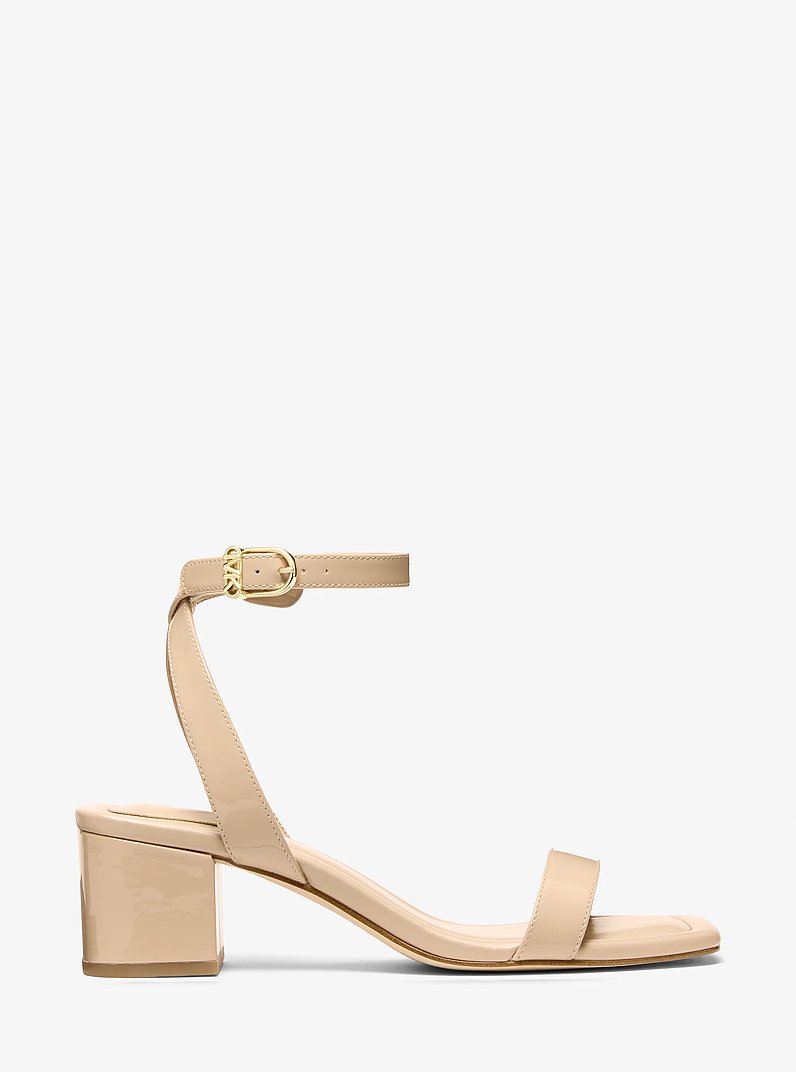 Merriam Patent Leather Sandal in LIGHT BLUSH | Michael Kors