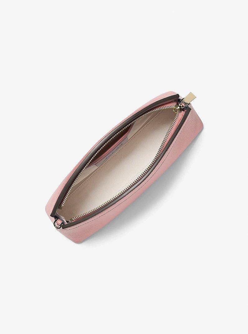 Athena Small Leather Convertible Clutch in PRIMROSE | Michael Kors
