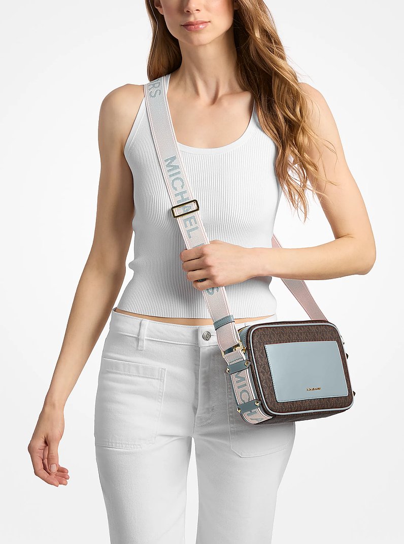 Bandolera Maeve grande con logotipo exclusivo in CHAMBRAY | Michael Kors