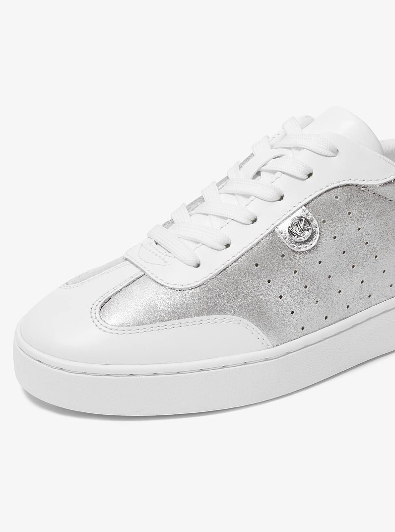 Sneaker Scotty in pelle metallizzata