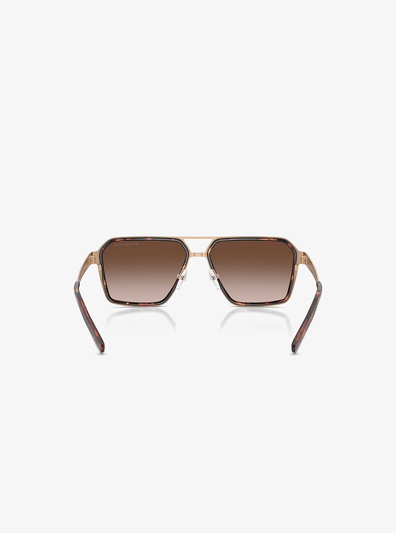 Oxford Sunglasses in BEIGE GOLD | Michael Kors