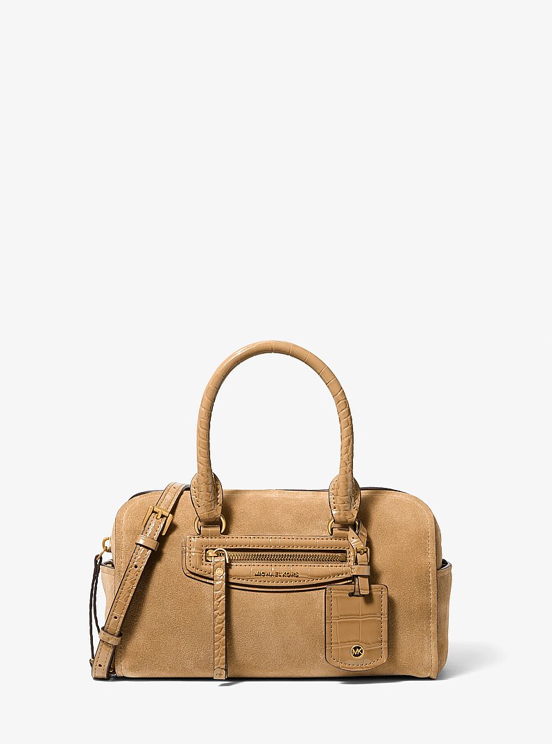 Bowling-Umh&auml;ngetasche Jet Set Travel Extra-Small aus Wildleder in [3740] | Michael Kors