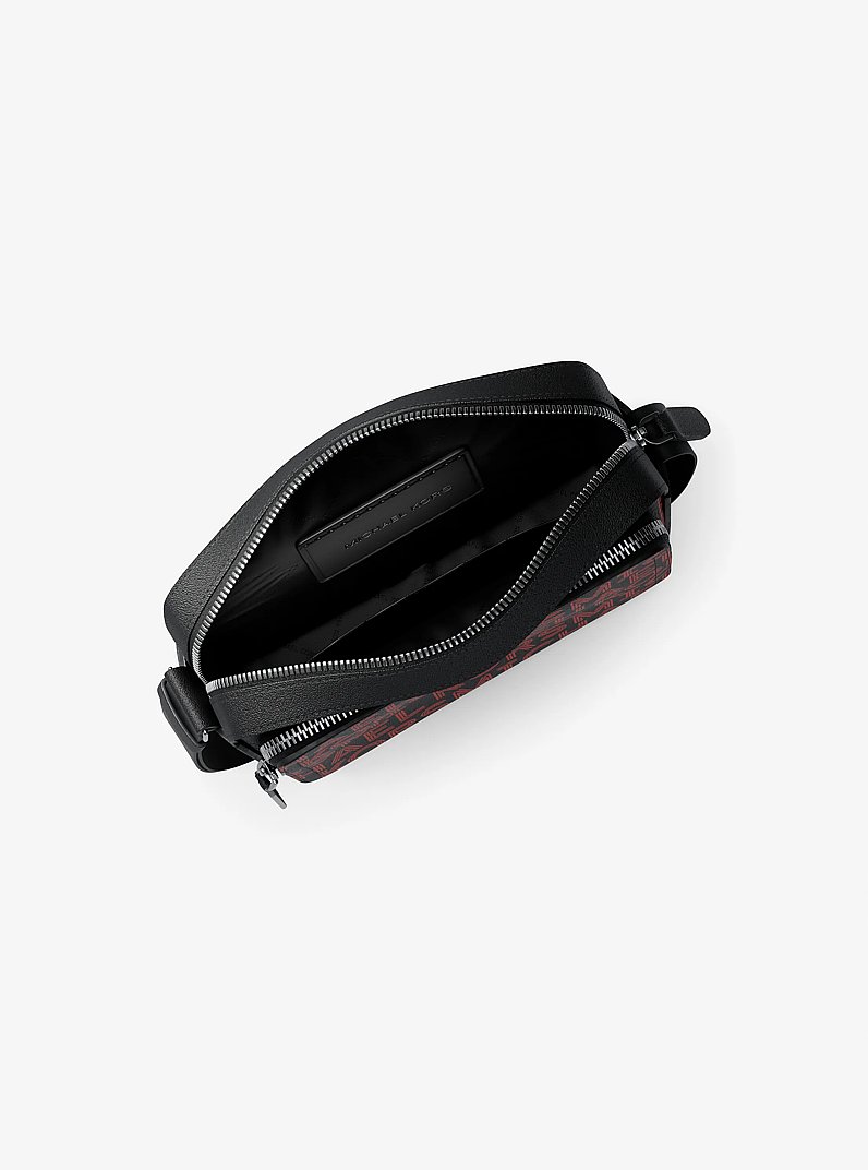 Sac d&rsquo;avion Cooper &agrave; logo graphique in ROUGE VIF | Michael Kors