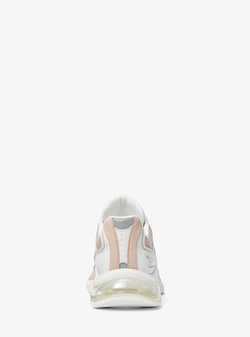 Kit Extreme Mesh and Leather Trainer in PINK MULTI | Michael Kors