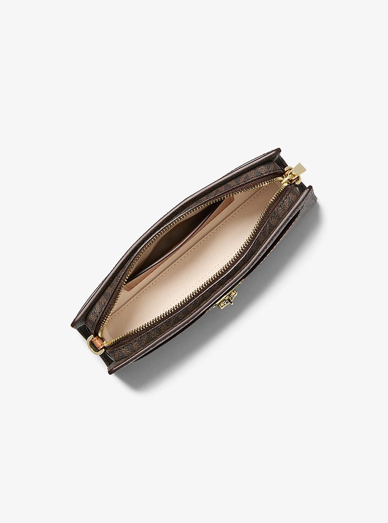 Borsa a tracolla Hamilton Moderne convertibile extra-small con logo in BRONZO/GHIANDA | Michael Kors