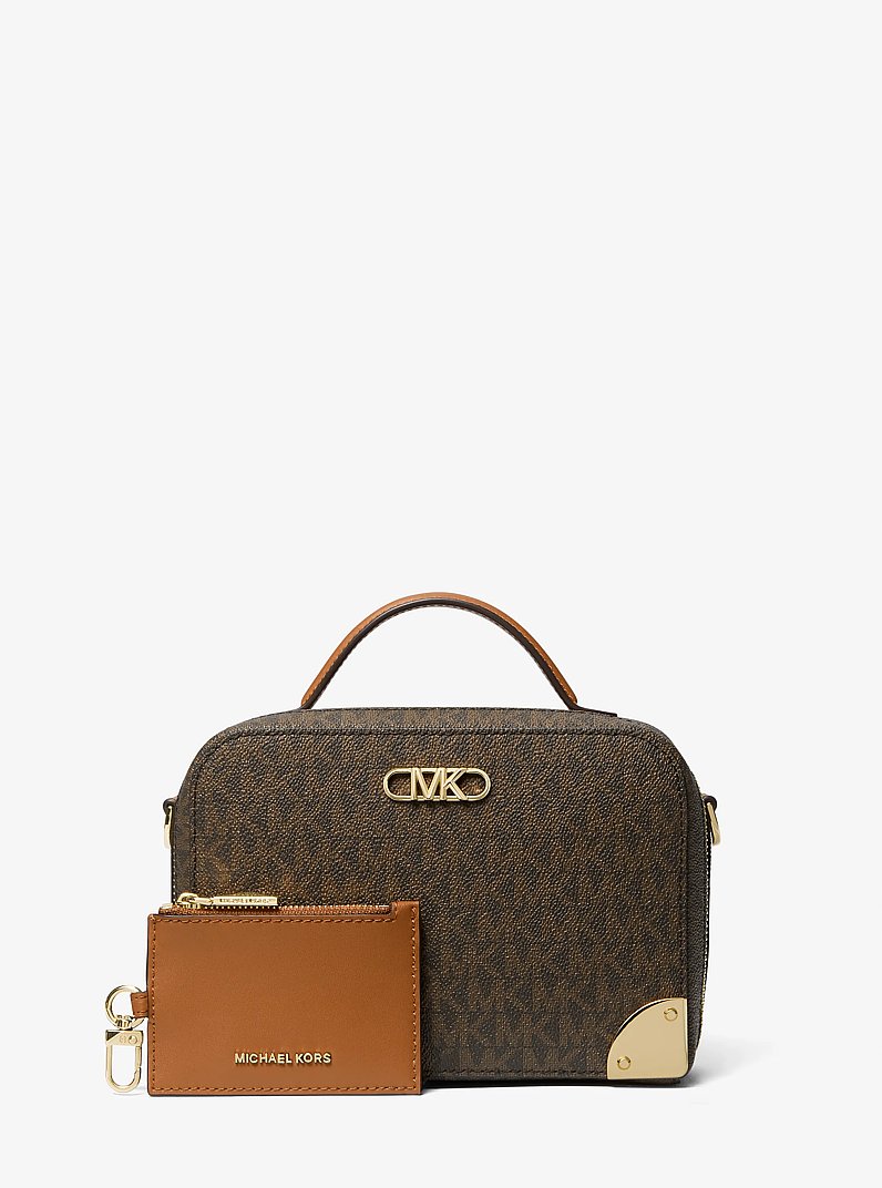 Estelle Small Logo Satchel in BRN/ACORN - Sale | Michael Kors [US]