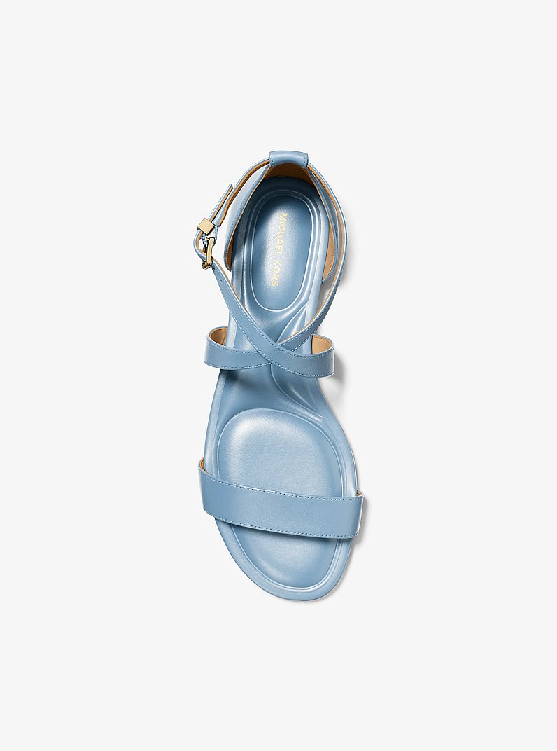Sandale Alexa Flex aus Leder in CHAMBRAY | Michael Kors