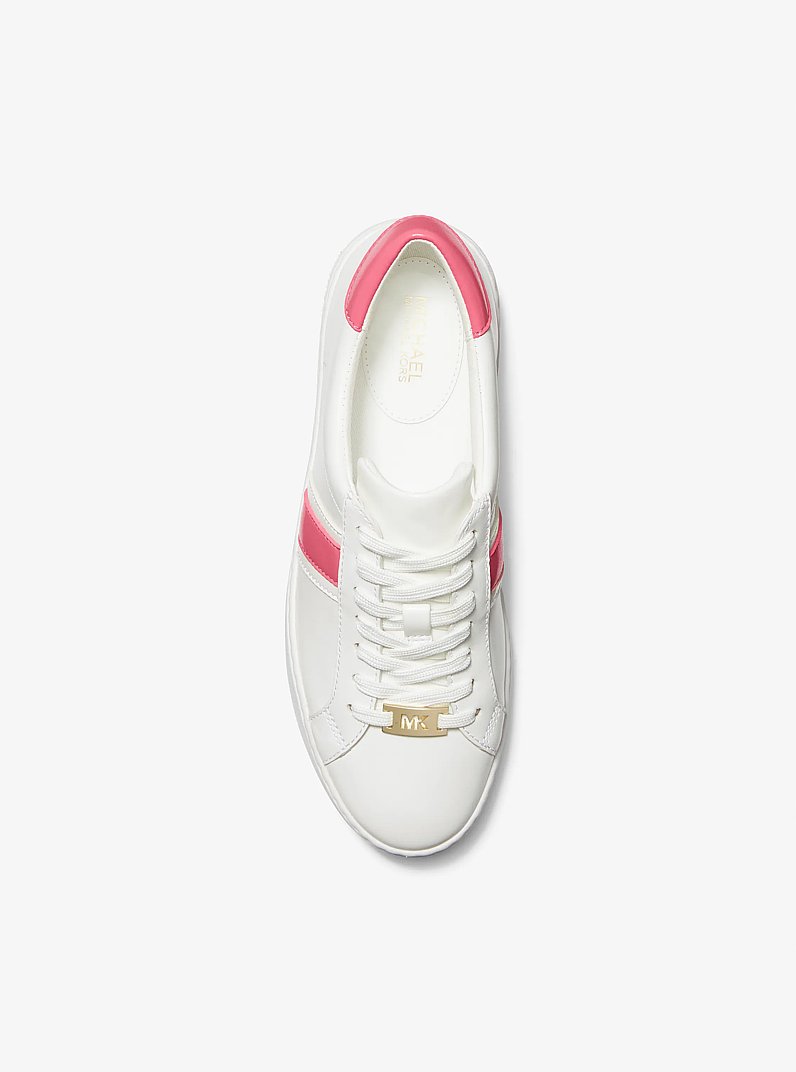 Sneaker Irving in pelle a righe