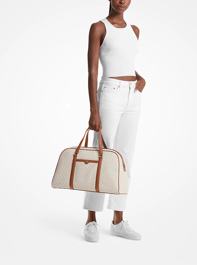 Jet Set Travel Extra-Large Signature Logo Weekender Bag