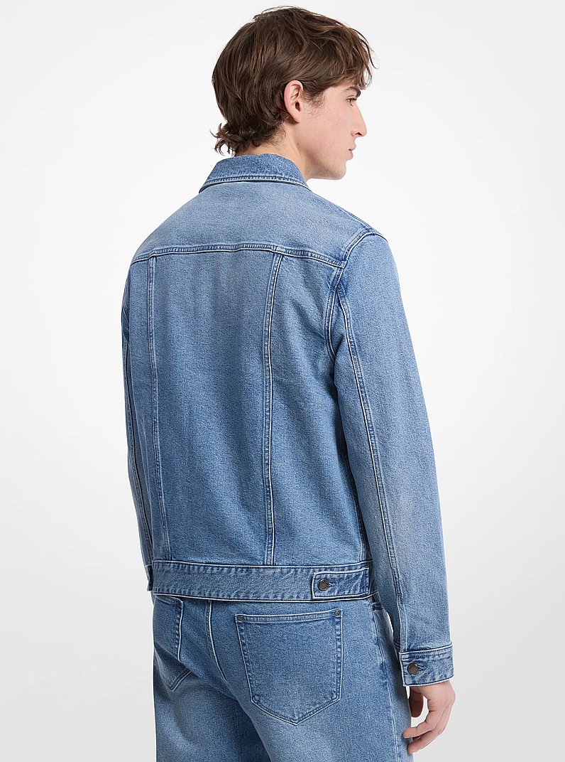 Denim Trucker Jacket in ANGEL BLUE WASH | Michael Kors