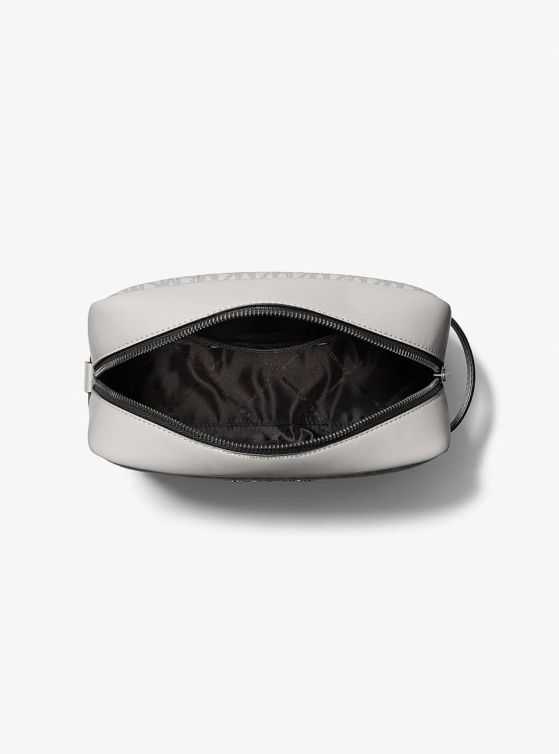 Hudson Signature Logo Travel Kit in NICKEL | Michael Kors
