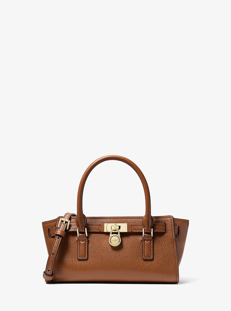 Hamilton Moderne Extra-Small Leather Crossbody Bag in LUGGAGE | Michael Kors