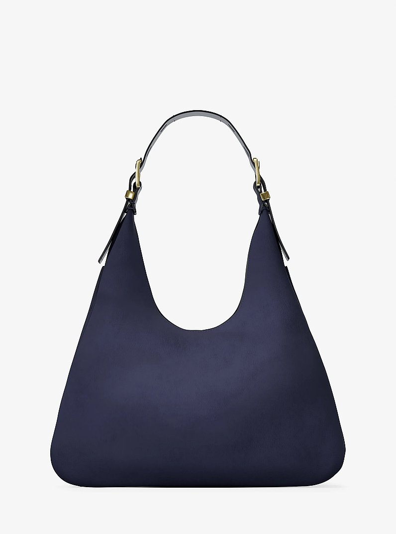Grand sac port&eacute; &eacute;paule boh&egrave;me Nolita en nubuck in ROBE BLEU BLEU CLAIR | Michael Kors