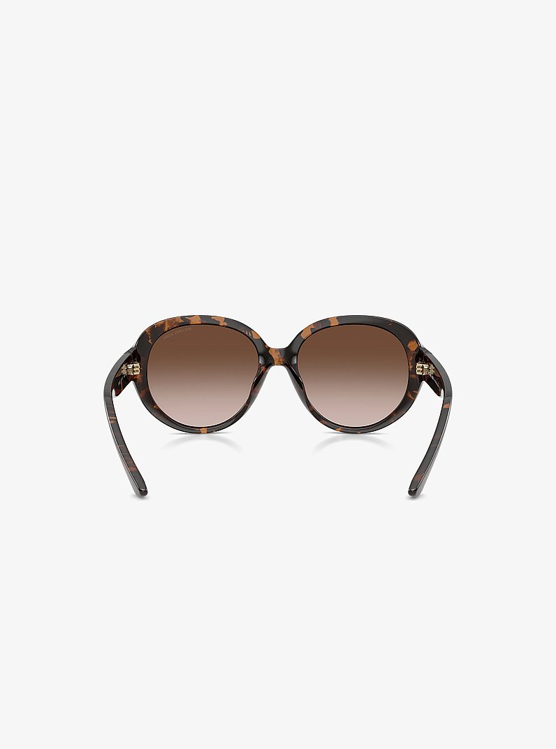 Lunettes de soleil Aquinnah in &Eacute;CAILLE DE TORTUE FONC&Eacute;E | Michael Kors
