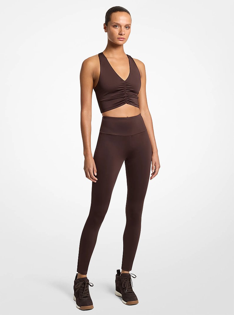 Stretch Leggings in CHOCOLATE | Michael Kors