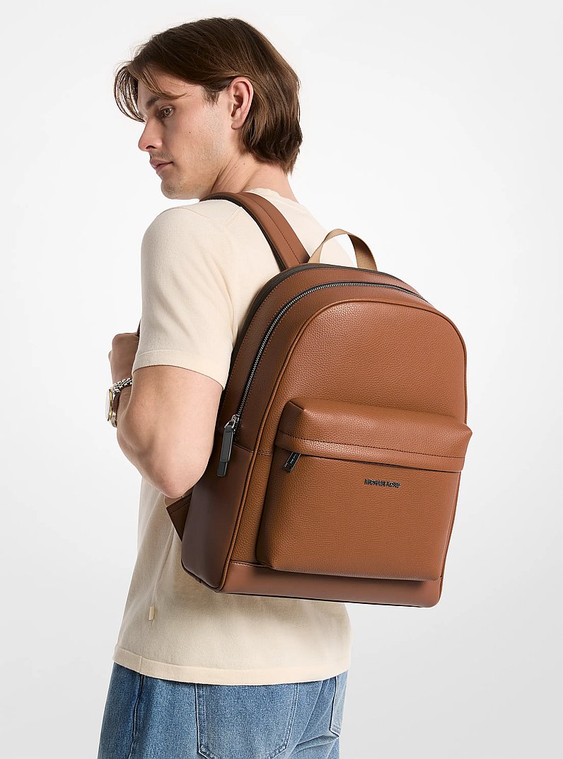 Pacey Leather Backpack in LUGGAGE | Michael Kors