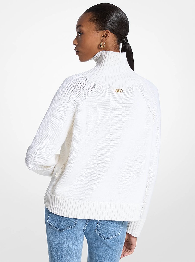 Pullover dolcevita in lana in &Eacute;CRU | Michael Kors