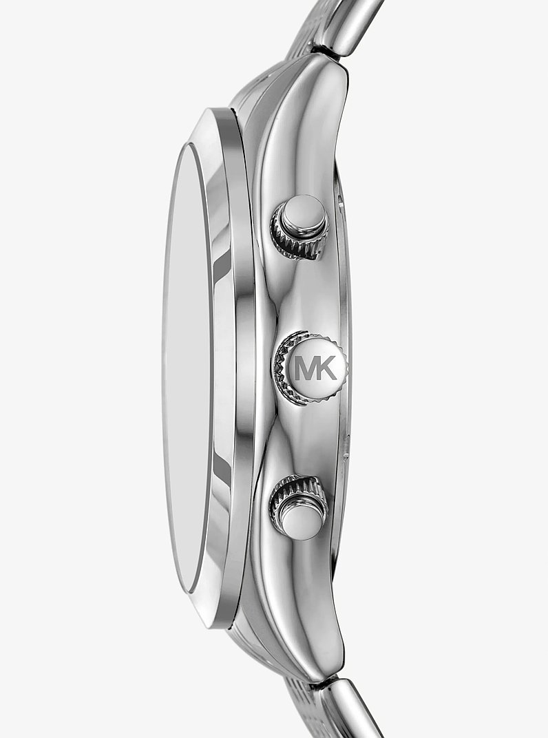 Montre Aspyn surdimensionn&eacute;e de ton argent in ARGENT | Michael Kors
