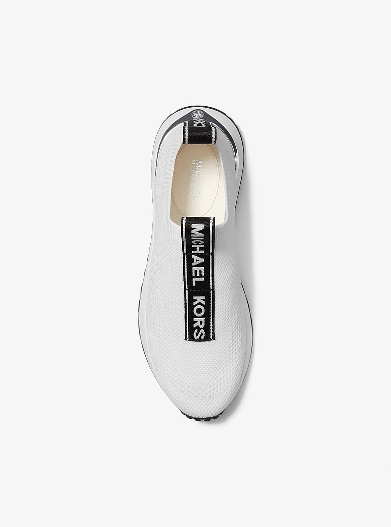 Zapatilla Bodie tejida sin cordones in BLANCO INTENSO/NEGRO | Michael Kors