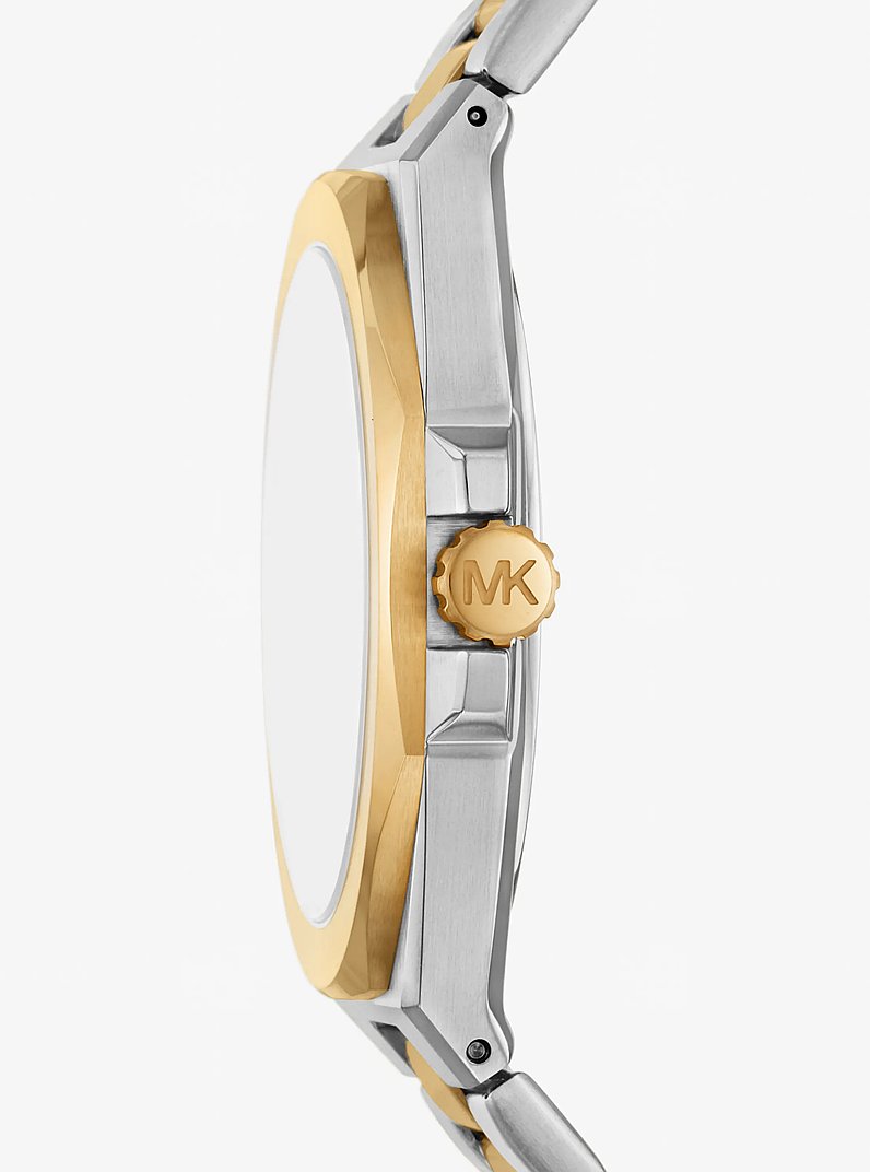 Oversized Callum Two-Tone Watch in TWO TONE | Michael Kors