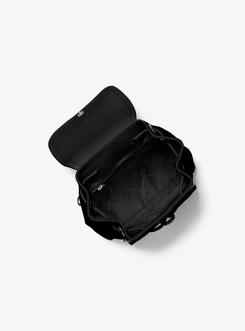 Cara Small Nylon Backpack in BLACK | Michael Kors
