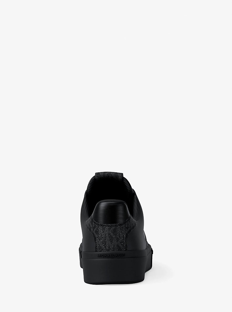 Dane Mixed-Media Sneaker in BLACK | Michael Kors
