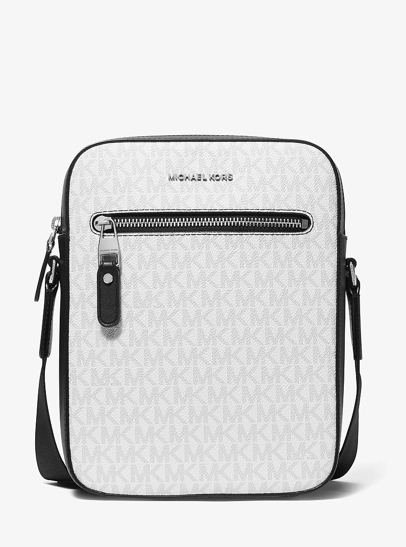 Sac d'avion Henry &agrave; logo in BLANC &Eacute;CLATANT | Michael Kors