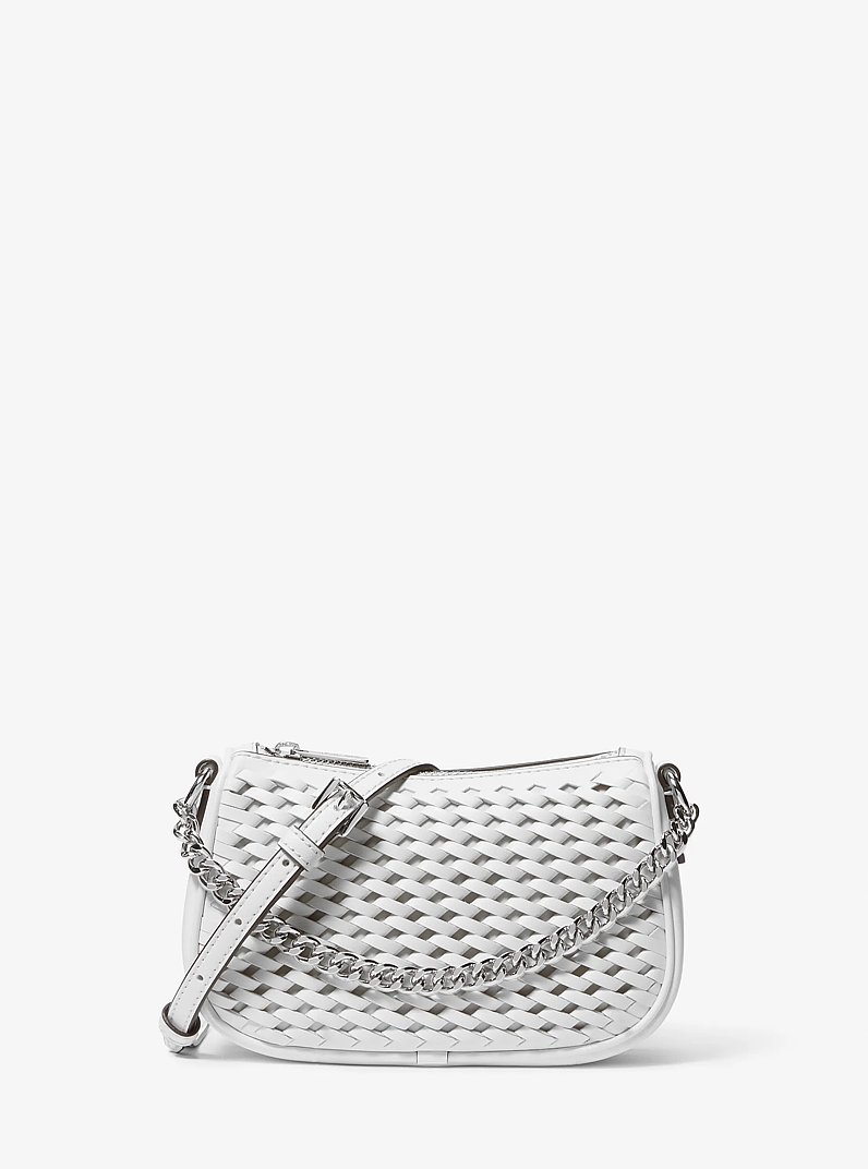 Carmela Small Woven Crossbody Bag