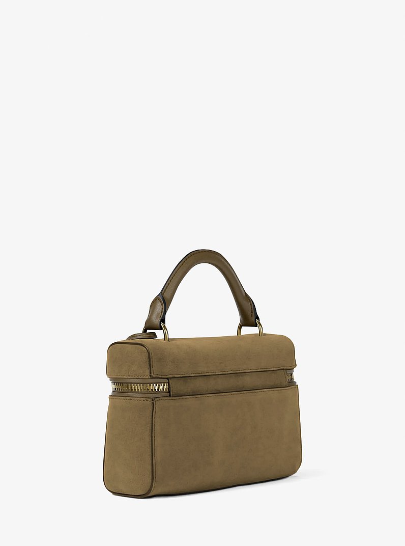 Wandelbare Umh&auml;ngetasche Jana Extra-Small aus Leder in LODEN | Michael Kors