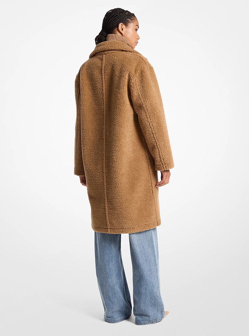 Oversized Shearling Teddy Coat
