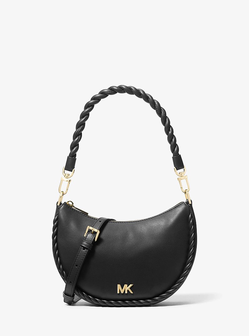 Pochette transformable Kyla peque&ntilde;o de piel in NEGRO | Michael Kors