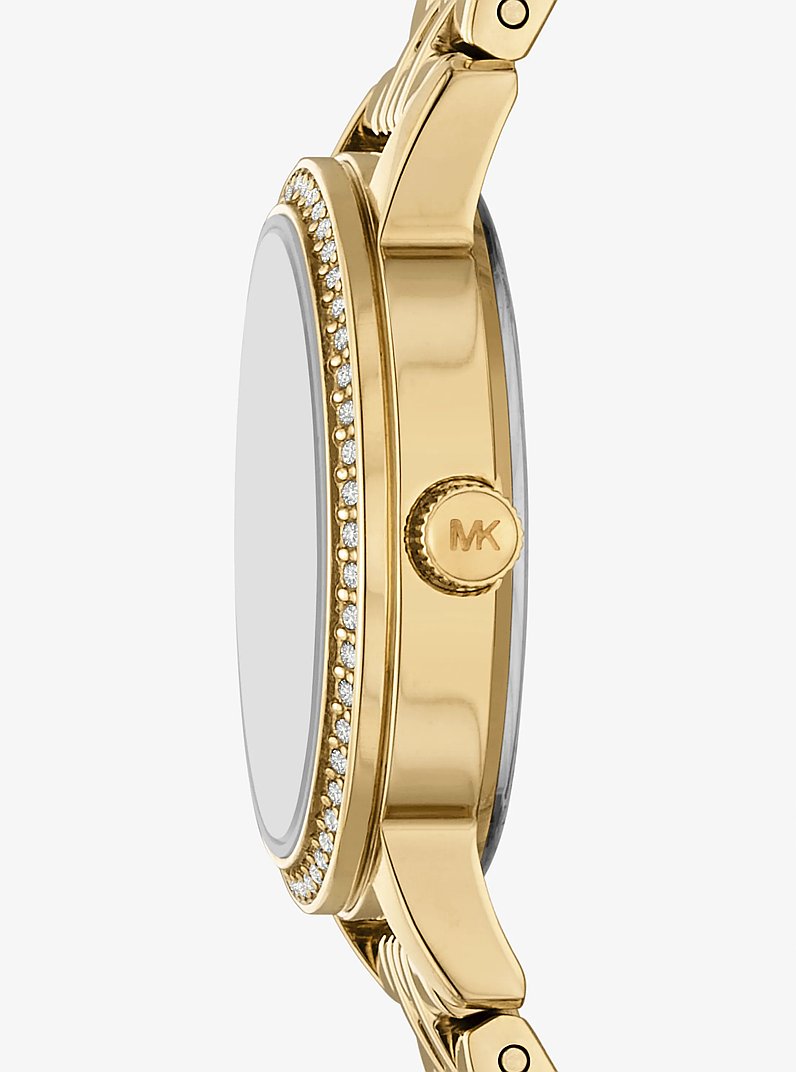 Reloj Melissa mini en tono dorado con incrustaciones in DORADO | Michael Kors