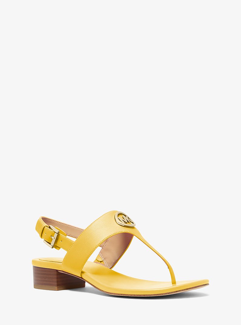 Sandale Hannah &agrave; bride en T in JAUNE MARGUERITE | Michael Kors
