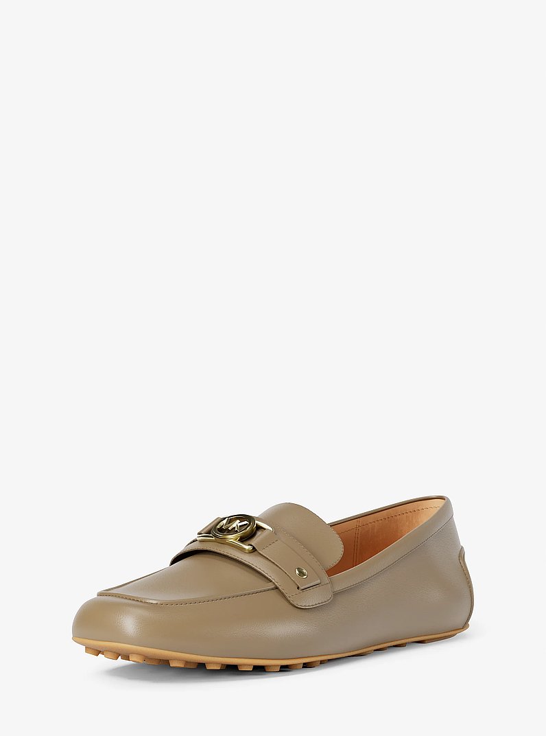 Fl&acirc;neur de style mocassin Mandy en cuir in BOGUE | Michael Kors