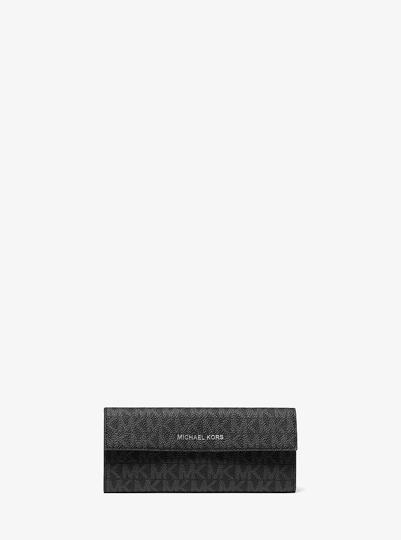 Cooper Logo Sunglasses Case in BLACK | Michael Kors
