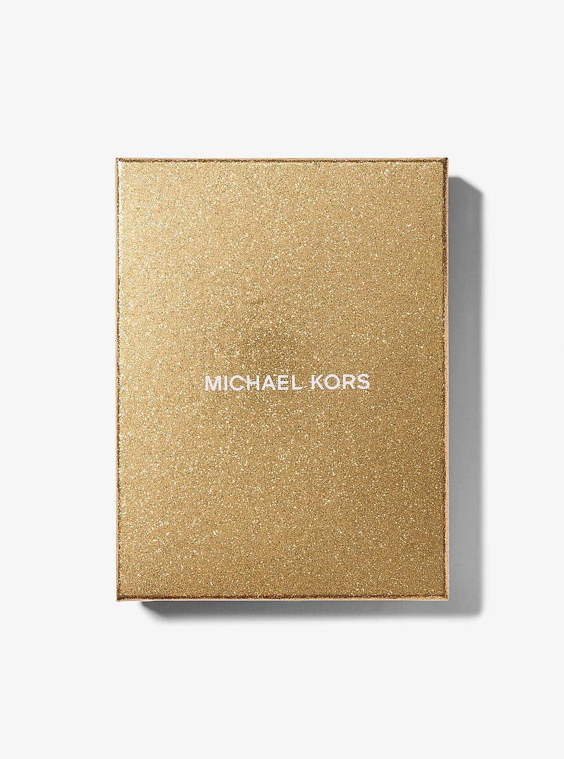 みいちゃん【sale】 michael kors 新品 財布 ゴールド Michael Kors Carmen Medium Flap Bifold Wallet Pale Gold | eBay