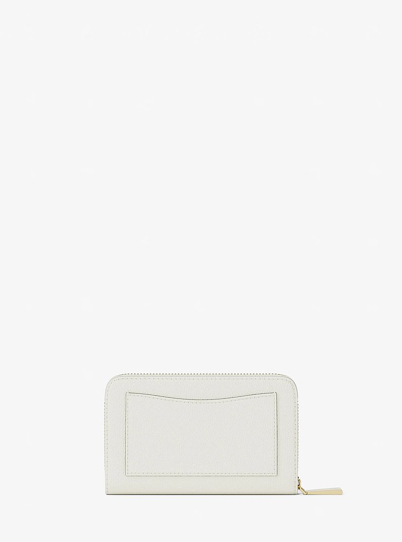 Cartera peque&ntilde;a de piel granulada in MOSS | Michael Kors