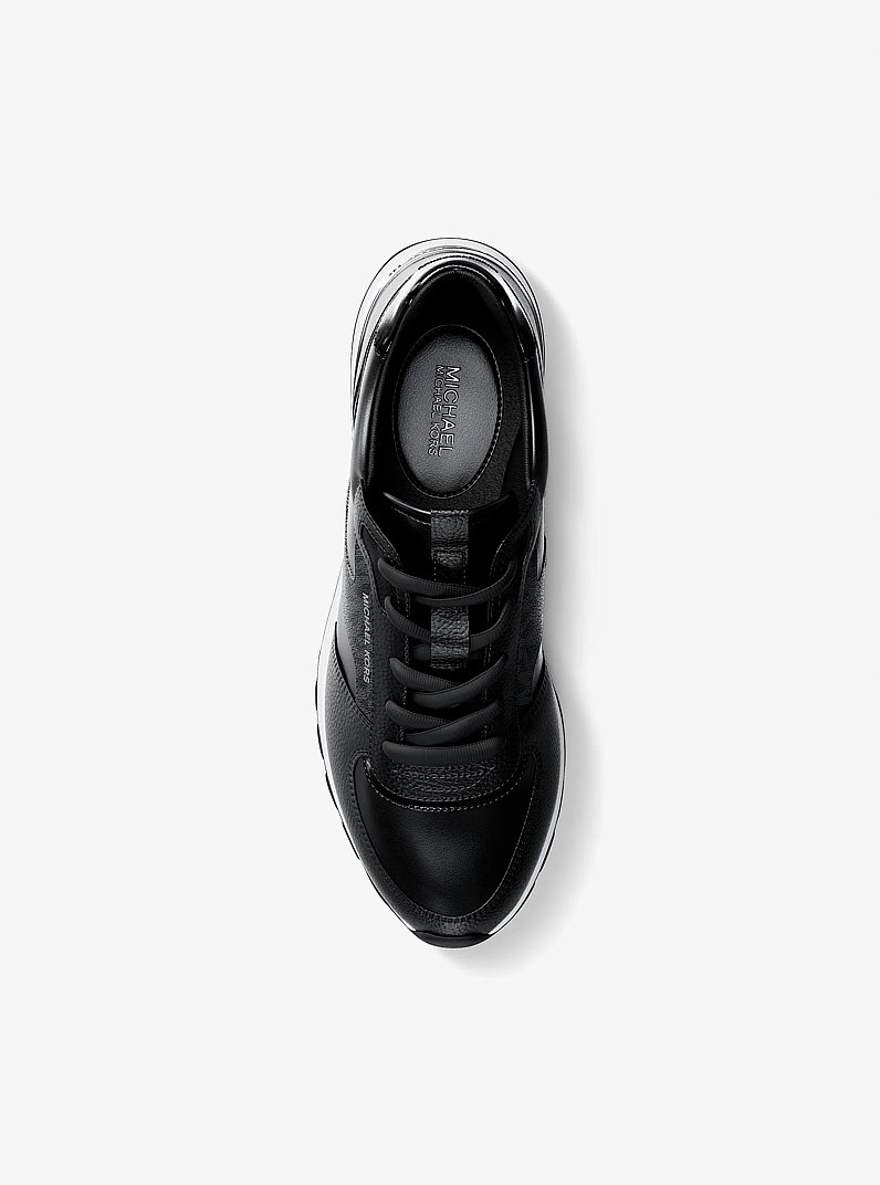 Remy Mixed-Media Trainer in BLACK | Michael Kors
