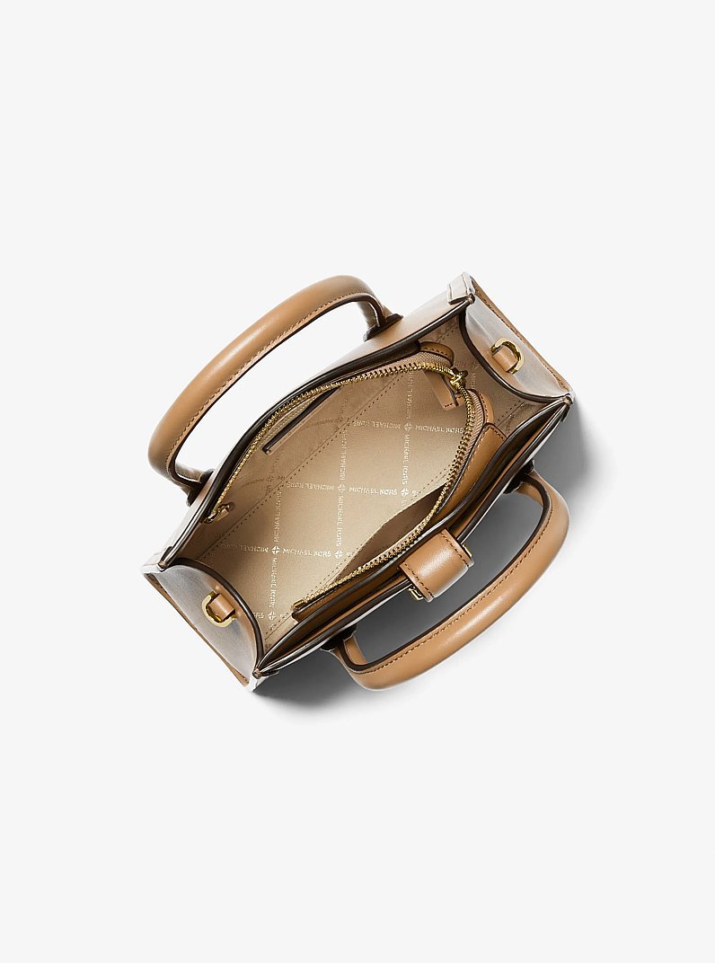Bolso satchel Gabby peque&ntilde;o in CAMEL | Michael Kors