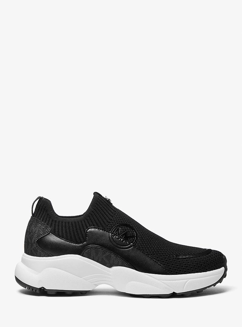 Sami Stretch Knit Trainer in BLACK | Michael Kors