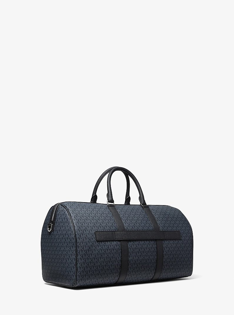 Cartera de fin de semana Harrison con logotipo in AZUL OSCURO/AZUL P&Aacute;LIDO | Michael Kors