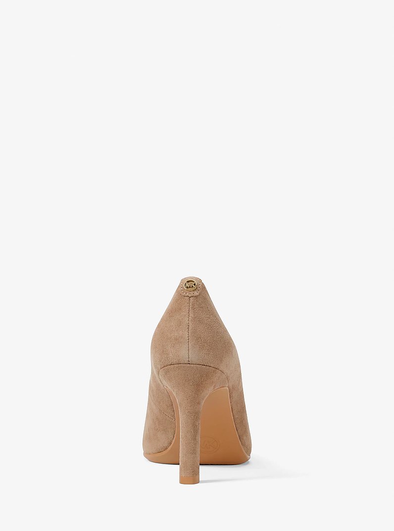 Willa Polyester Microsuede Flex Pump in CAMEL | Michael Kors