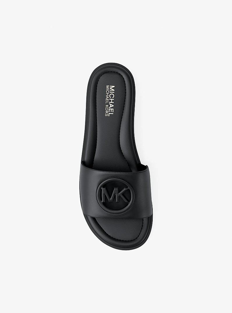 Carissa Slide Sandal in BLACK | Michael Kors