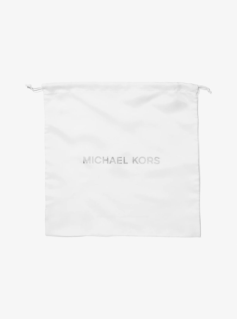 Small Logo Woven Dust Bag in WHITE | Michael Kors