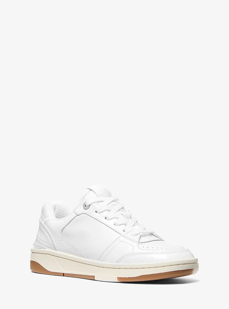 Espadrille Rebel en cuir in BLANC OPTIQUE | Michael Kors