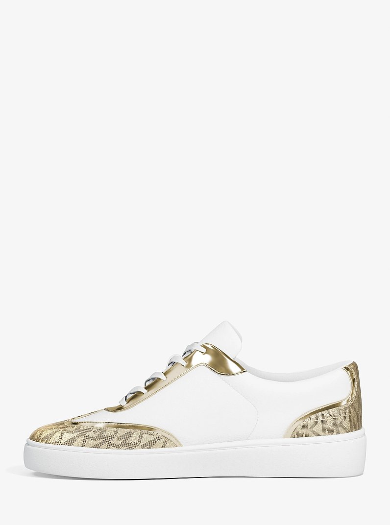 Basket Starr en m&eacute;lange de mati&egrave;res in DOR&Eacute; P&Acirc;LE | Michael Kors