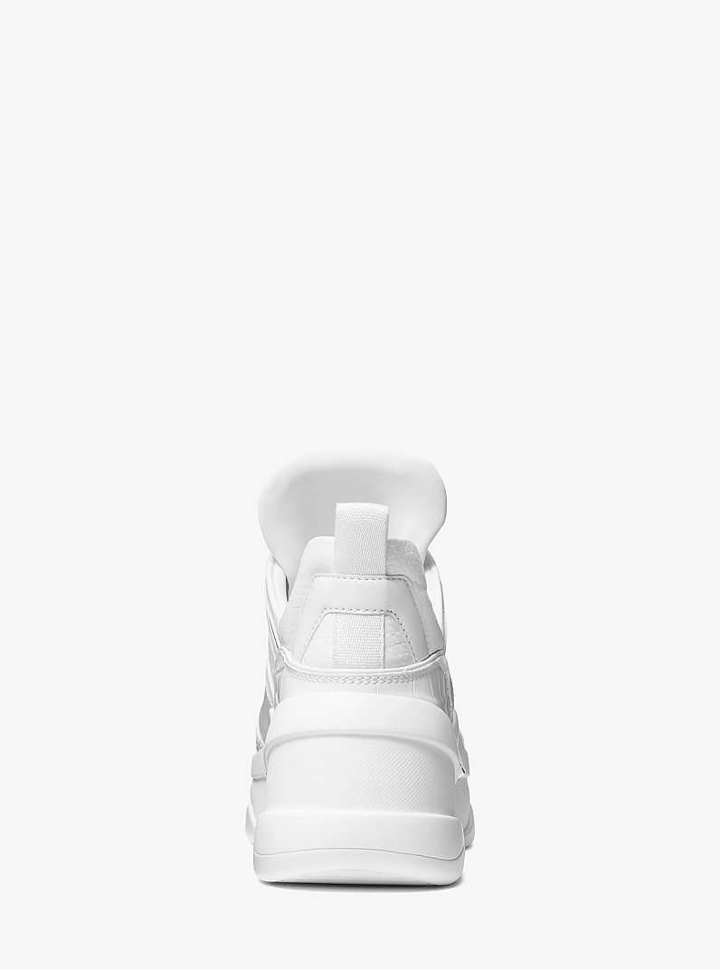Zapatilla Olympia de materiales mixtos in BLANCO INTENSO | Michael Kors